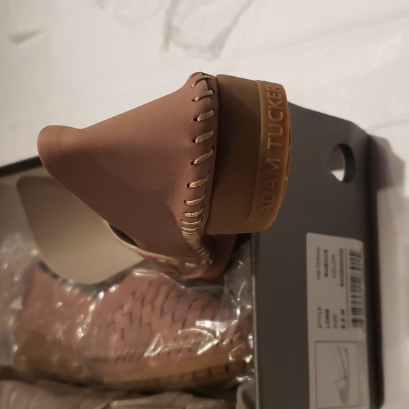 Me Too Woven Nubuck Leather WEDGE FLAT Comfort Loafer Slip-On NEW NIB Rosewood - Picture 7 of 12